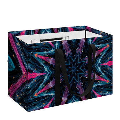 Dark Cloud Kaleidoscope Print Utility Tote Bag
