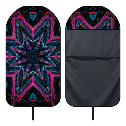 Dark Cloud Kaleidoscope Print Waterproof Car Seat Cover