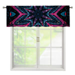 Dark Cloud Kaleidoscope Print Window Valance