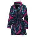 Dark Cloud Kaleidoscope Print Women's Bathrobe
