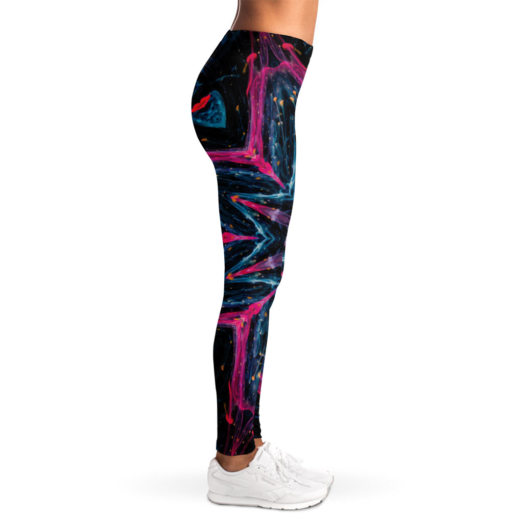 Dark Cloud Kaleidoscope Print Women's Leggings