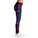 Dark Cloud Kaleidoscope Print Women's Leggings