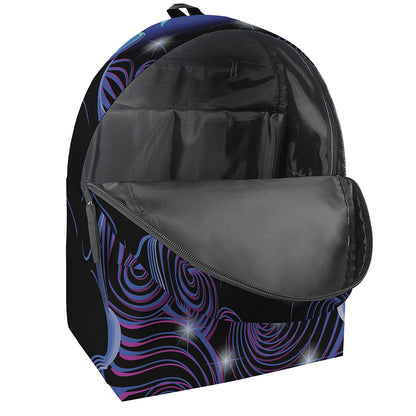 Dark Gemini Zodiac Sign Print Backpack