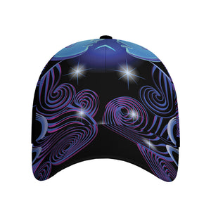 Dark Gemini Zodiac Sign Print Baseball Cap