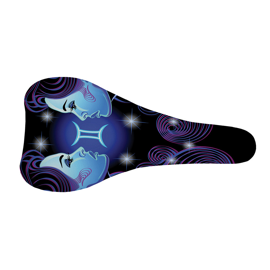 Dark Gemini Zodiac Sign Print Bicycle Seat Cover