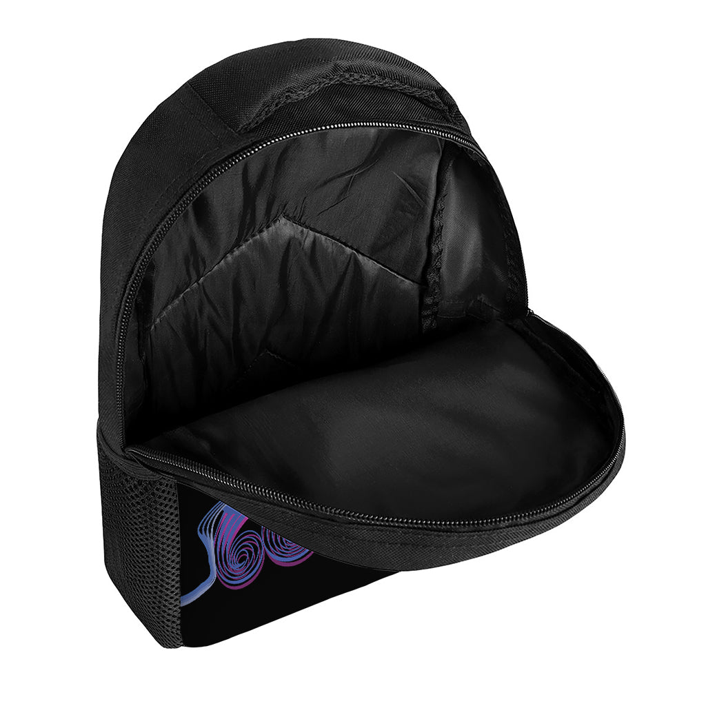 Dark Gemini Zodiac Sign Print Casual Backpack