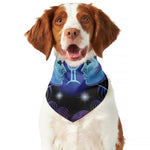 Dark Gemini Zodiac Sign Print Dog Bandana