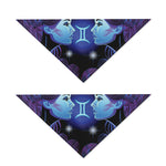 Dark Gemini Zodiac Sign Print Dog Bandana