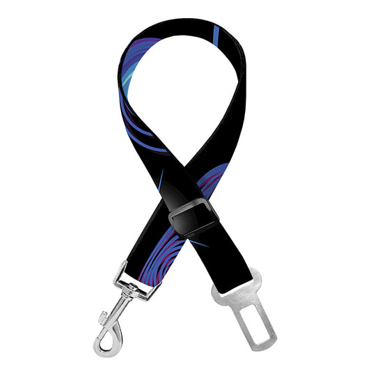 Dark Gemini Zodiac Sign Print Dog Seat Belt