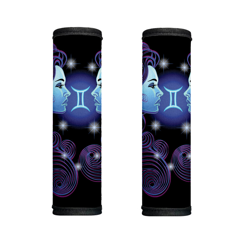 Dark Gemini Zodiac Sign Print Handle Covers