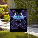 Dark Gemini Zodiac Sign Print House Flag
