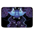 Dark Gemini Zodiac Sign Print Indoor Door Mat