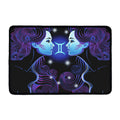 Dark Gemini Zodiac Sign Print Kitchen Mat