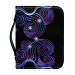 Dark Gemini Zodiac Sign Print Leather Bible Cover