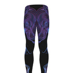 Dark Gemini Zodiac Sign Print Men's leggings