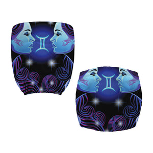 Dark Gemini Zodiac Sign Print Office Chair Cover