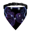 Dark Gemini Zodiac Sign Print Over The Collar Dog Bandana