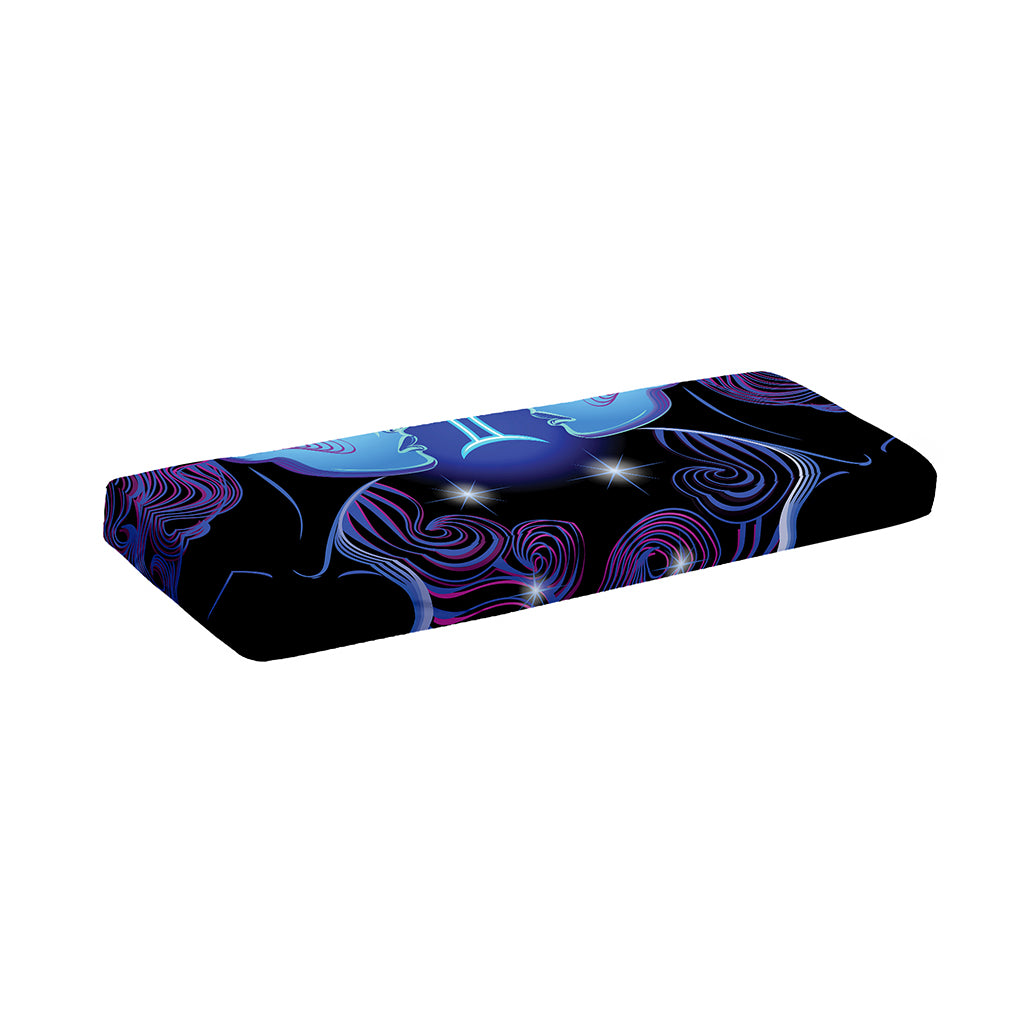 Dark Gemini Zodiac Sign Print Piano Keyboard Cover