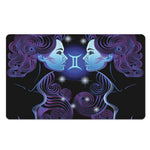 Dark Gemini Zodiac Sign Print Polyester Doormat