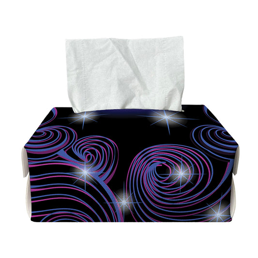 Dark Gemini Zodiac Sign Print Rectangle Tissue Box Cover