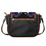 Dark Gemini Zodiac Sign Print Saddle Bag
