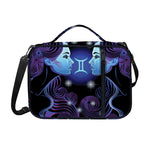 Dark Gemini Zodiac Sign Print Shoulder Strap Bible Bag