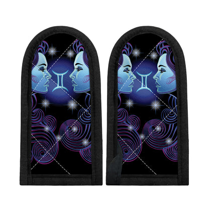 Dark Gemini Zodiac Sign Print Skillet Handle Cover