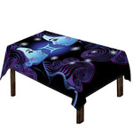 Dark Gemini Zodiac Sign Print Tablecloth