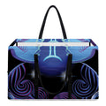 Dark Gemini Zodiac Sign Print Utility Tote Bag