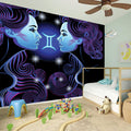Dark Gemini Zodiac Sign Print Wall Sticker