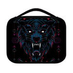 Dark Geometric Wolf Print Classic Bible Case