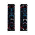 Dark Geometric Wolf Print Handle Covers