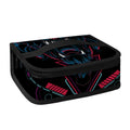 Dark Geometric Wolf Print Small Lunch Bag
