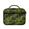 Dark Green And Black Camouflage Print Briefcase Bible Bag
