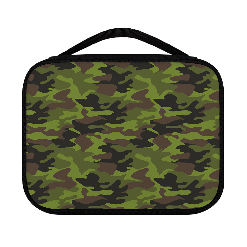 Dark Green And Black Camouflage Print Classic Bible Case