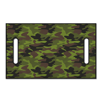 Dark Green And Black Camouflage Print Golf Cart Seat Cover