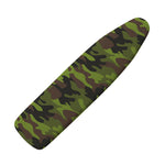 Dark Green And Black Camouflage Print Ironing Board Cover
