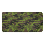 Dark Green And Black Camouflage Print Towel