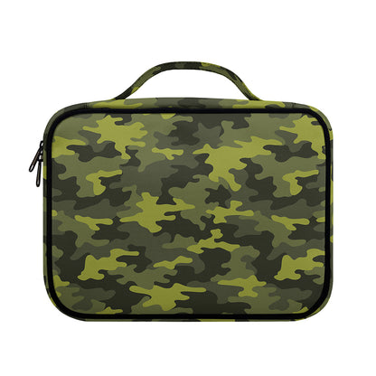 Dark Green Camouflage Print Briefcase Bible Bag