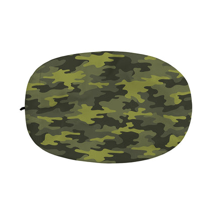 Dark Green Camouflage Print Car Side Mirror Covers