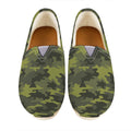 Dark Green Camouflage Print Casual Shoes