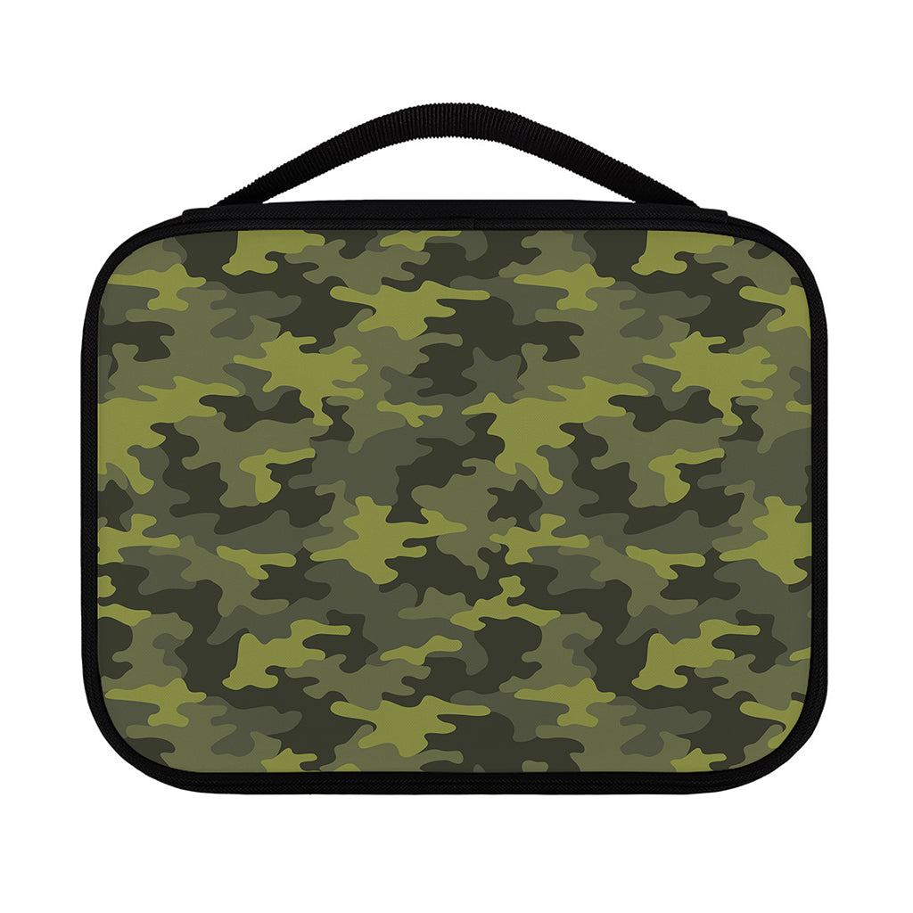 Dark Green Camouflage Print Classic Bible Case