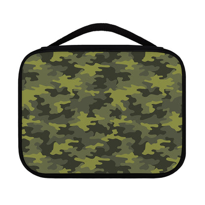 Dark Green Camouflage Print Classic Bible Case