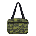 Dark Green Camouflage Print Double Strap Bible Bag