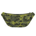 Dark Green Camouflage Print Fanny Pack