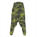 Dark Green Camouflage Print Hammer Pants