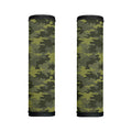 Dark Green Camouflage Print Handle Covers