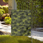 Dark Green Camouflage Print House Flag