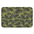 Dark Green Camouflage Print Indoor Door Mat