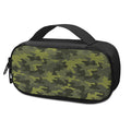 Dark Green Camouflage Print Portable Cooler Travel Case
